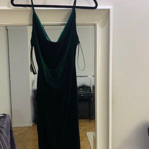 Green Lulu's dress knee length size XS